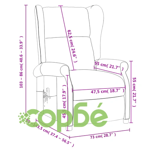 Масажен стол, тъмносив, текстил ➤ топ цена ➤ sorbe.bg