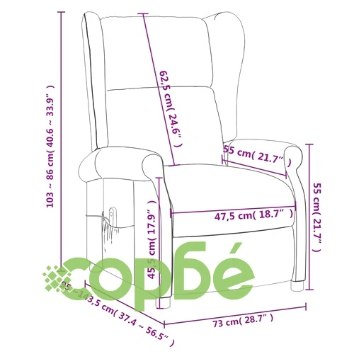 Масажен стол, виненочервен, текстил ➤ топ цена ➤ sorbe.bg