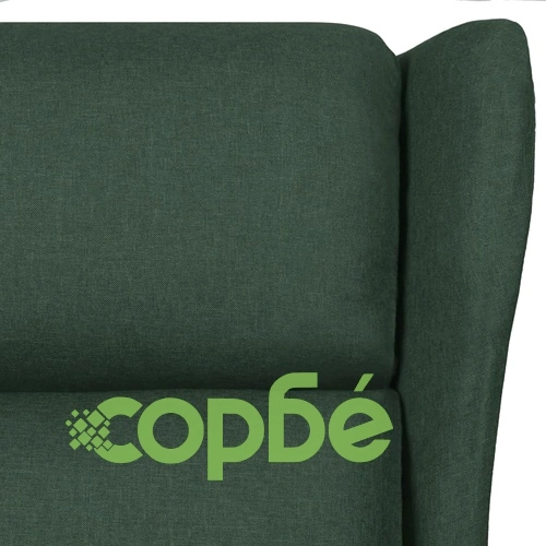 Масажен стол, тъмнозелен, текстил ➤ топ цена ➤ sorbe.bg