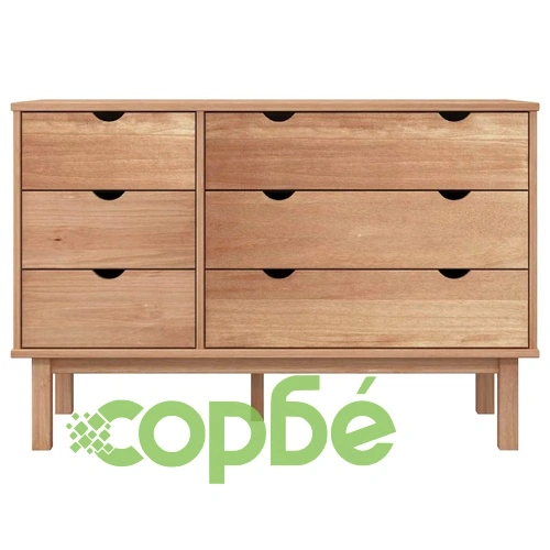 Шкаф с чекмеджета OTTA, 111x43x73,5 см, борово дърво масив ➤ топ цена ➤ sorbe.bg
