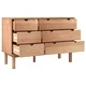 Шкаф с чекмеджета OTTA, 111x43x73,5 см, борово дърво масив