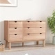 Шкаф с чекмеджета OTTA, 111x43x73,5 см, борово дърво масив