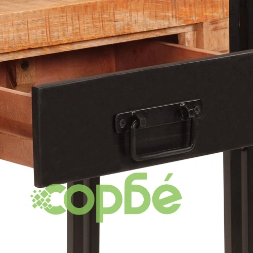 Конзолна маса, 110x30x76 cм, мангово дърво масив ➤ топ цена ➤ sorbe.bg