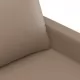 2-местен диван, капучино, 140 см, изкуствена кожа