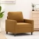 Кресло, кафяво, 60 см, кадифе