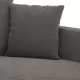 2-местен диван, тъмносив, 120 см, кадифе