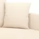 3-местен диван, кремав, 180 см, кадифе