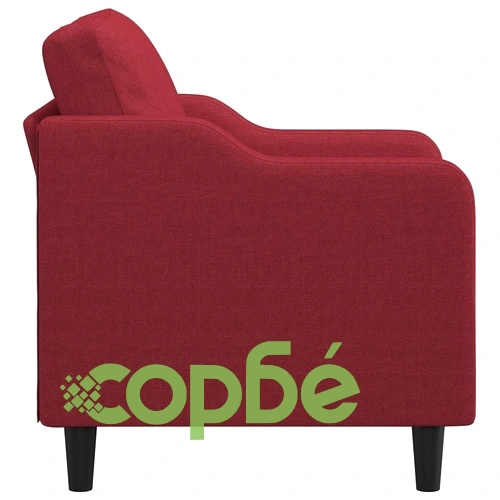 Кресло, виненочервено, 60 см, текстил ➤ топ цена ➤ sorbe.bg