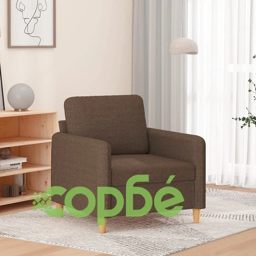 Фотьойл, кафяв, 60 см, плат ➤ топ цена ➤ sorbe.bg