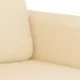2-местен диван, кремав, 140 см, текстил