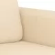 3-местен диван, кремав, 210 см, плат