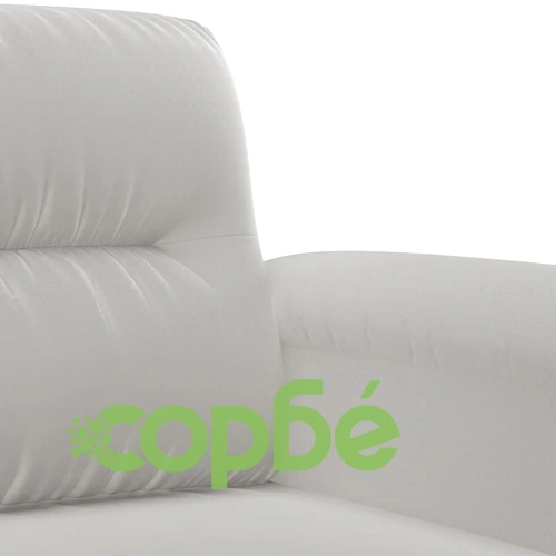 Фотьойл, светлосив, 60 см, микрофибърен текстил ➤ топ цена ➤ sorbe.bg