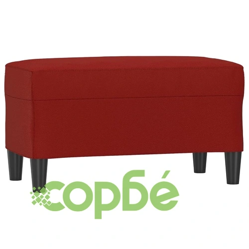 Пейка, виненочервена, 70x35x41 см, изкуствена кожа ➤ топ цена ➤ sorbe.bg