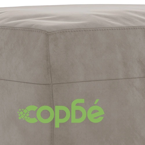 Пейка, светлосива, 100x35x41 см, кадифе ➤ топ цена ➤ sorbe.bg