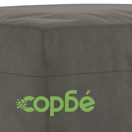 Пейка, тъмносива, 100x35x41 см, кадифе ➤ топ цена ➤ sorbe.bg