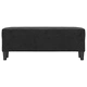 Пейка, черен, 100x35x41 см, кадифе