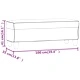 Пейка, светлосива, 100x35x41 см, микрофибърен плат