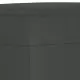 Пейка, тъмносива, 100x35x41 см, микрофибърен плат