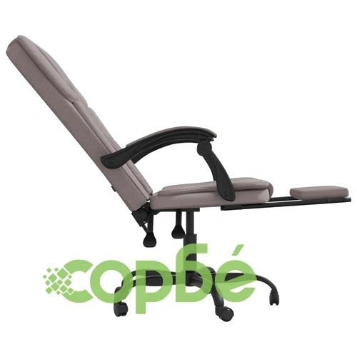 Наклоняем офис стол, таупе, текстил ➤ топ цена ➤ sorbe.bg