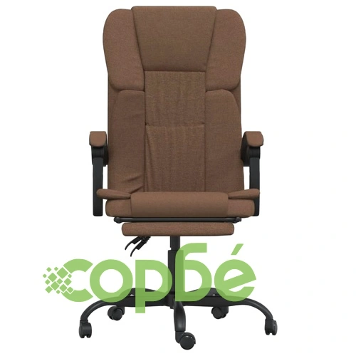 Наклоняем офис стол, кафяв, текстил ➤ топ цена ➤ sorbe.bg