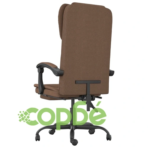 Наклоняем офис стол, кафяв, текстил ➤ топ цена ➤ sorbe.bg