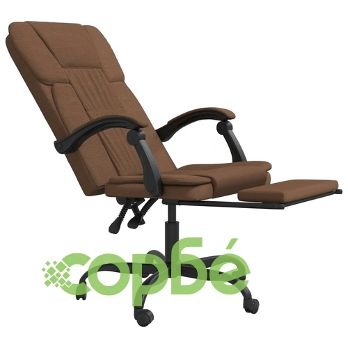 Наклоняем офис стол, кафяв, текстил ➤ топ цена ➤ sorbe.bg