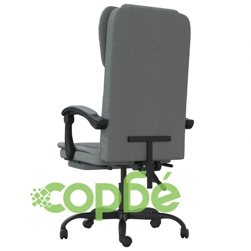 Наклоняем офис стол, тъмносив, текстил ➤ топ цена ➤ sorbe.bg