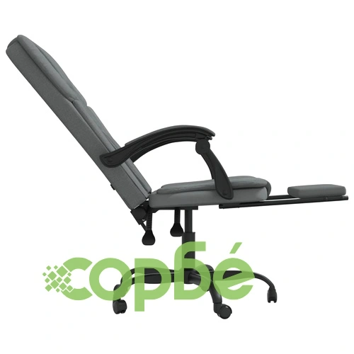 Наклоняем офис стол, тъмносив, текстил ➤ топ цена ➤ sorbe.bg