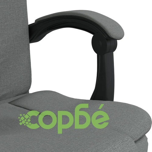 Наклоняем офис стол, тъмносив, текстил ➤ топ цена ➤ sorbe.bg