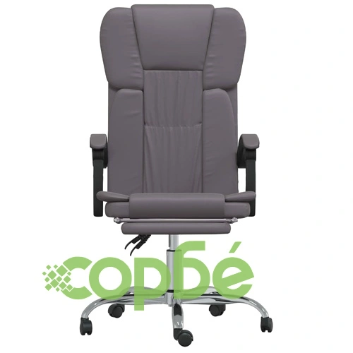 Наклоняем офис стол, сив, изкуствена кожа ➤ топ цена ➤ sorbe.bg