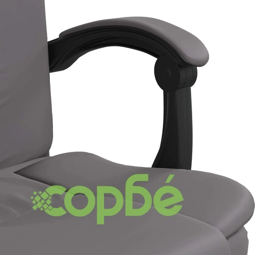 Наклоняем офис стол, сив, изкуствена кожа ➤ топ цена ➤ sorbe.bg