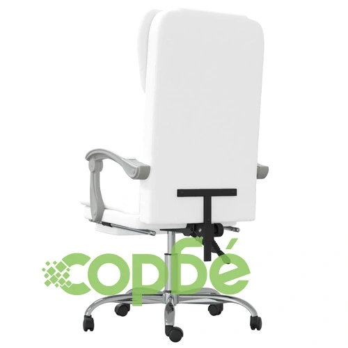 Наклоняем офис стол, бял, изкуствена кожа ➤ топ цена ➤ sorbe.bg