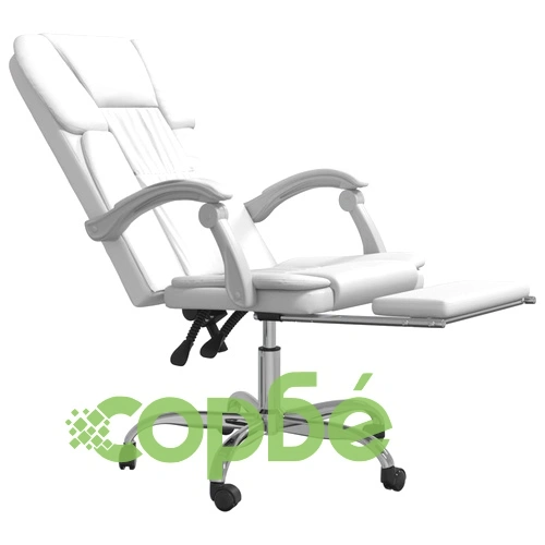 Наклоняем офис стол, бял, изкуствена кожа ➤ топ цена ➤ sorbe.bg