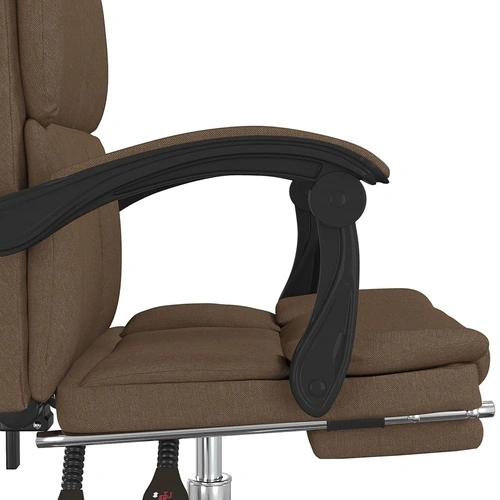 Наклоняем офис стол, кафяв, текстил ➤ топ цена ➤ sorbe.bg