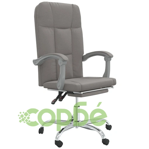 Наклоняем офис стол, таупе, текстил ➤ топ цена ➤ sorbe.bg