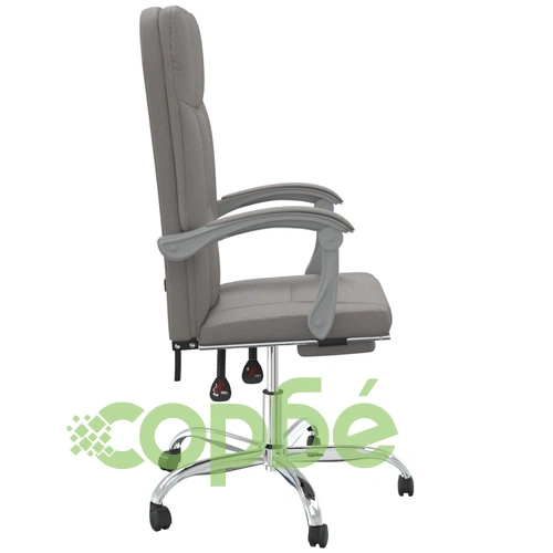 Наклоняем офис стол, таупе, текстил ➤ топ цена ➤ sorbe.bg