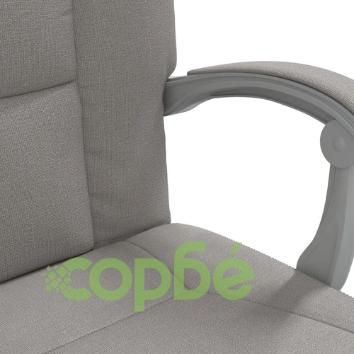 Наклоняем офис стол, таупе, текстил ➤ топ цена ➤ sorbe.bg