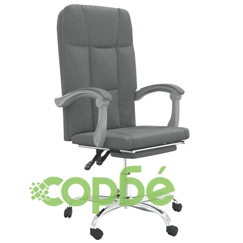 Наклоняем офис стол, тъмносив, текстил ➤ топ цена ➤ sorbe.bg