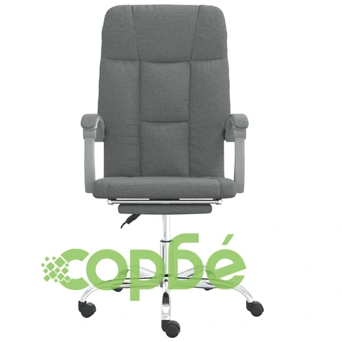 Наклоняем офис стол, тъмносив, текстил ➤ топ цена ➤ sorbe.bg