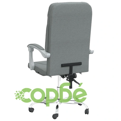 Наклоняем офис стол, тъмносив, текстил ➤ топ цена ➤ sorbe.bg