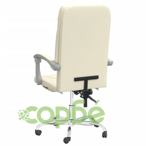 Накланяем офис стол, кремав, изкуствена кожа ➤ топ цена ➤ sorbe.bg