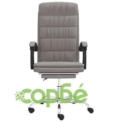 Наклоняем офис стол, таупе, текстил ➤ топ цена ➤ sorbe.bg