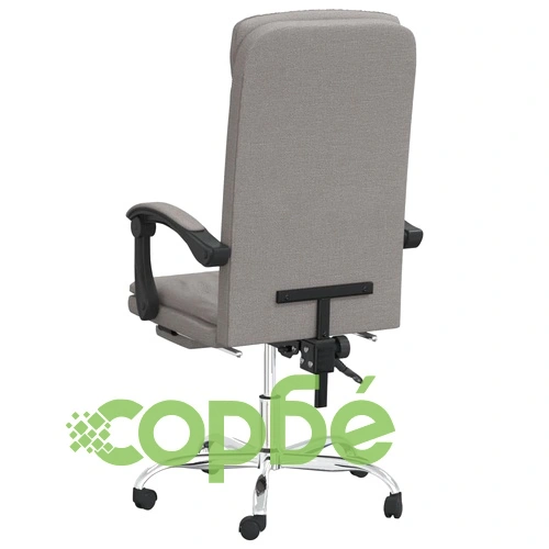 Наклоняем офис стол, таупе, текстил ➤ топ цена ➤ sorbe.bg