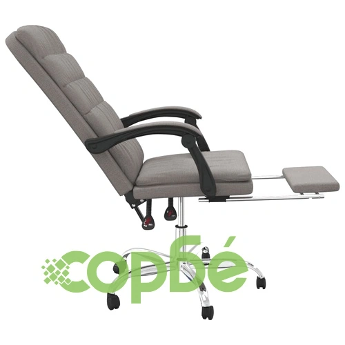 Наклоняем офис стол, таупе, текстил ➤ топ цена ➤ sorbe.bg