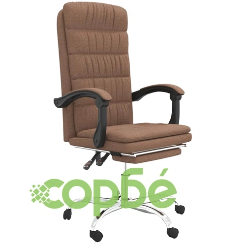 Наклоняем офис стол, кафяв, текстил ➤ топ цена ➤ sorbe.bg