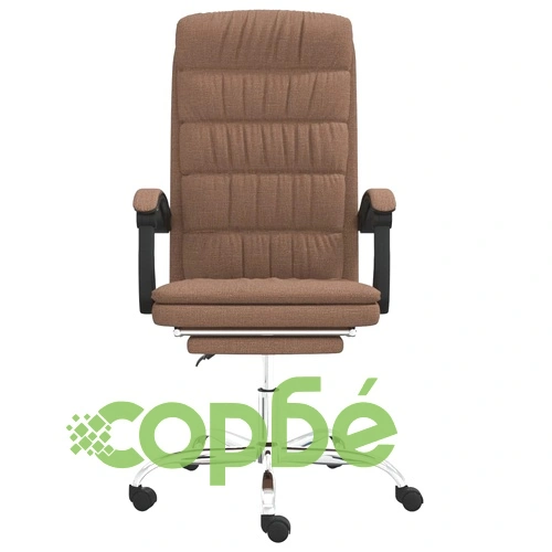 Наклоняем офис стол, кафяв, текстил ➤ топ цена ➤ sorbe.bg