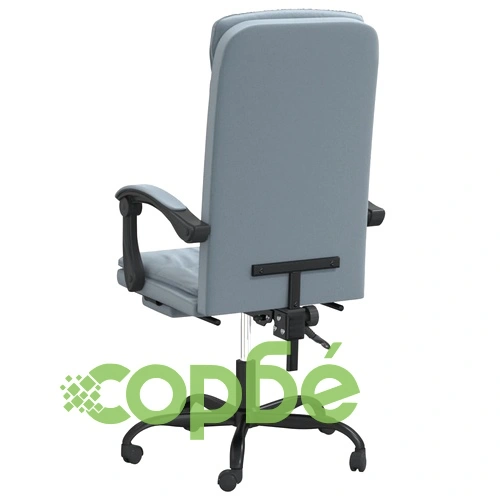 Наклоняем офис стол, тъмносив, кадифе ➤ топ цена ➤ sorbe.bg