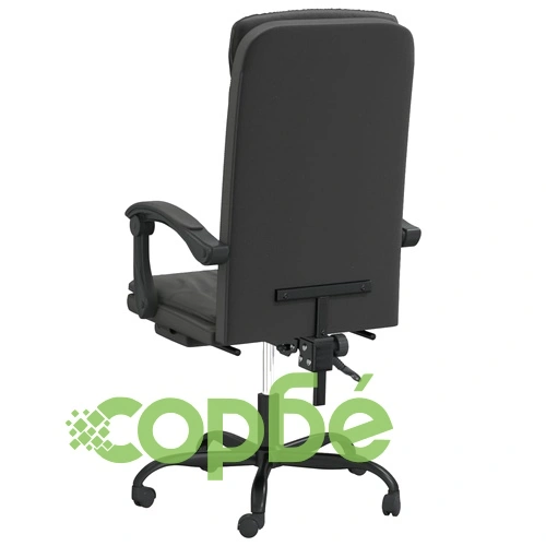 Наклоняем офис стол, черен, кадифе ➤ топ цена ➤ sorbe.bg