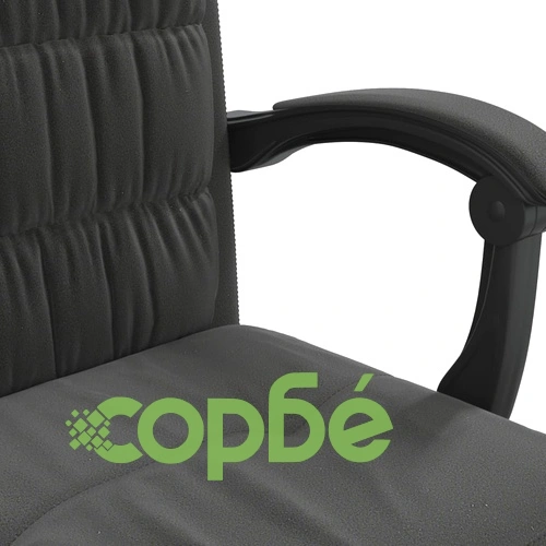 Наклоняем офис стол, черен, кадифе ➤ топ цена ➤ sorbe.bg