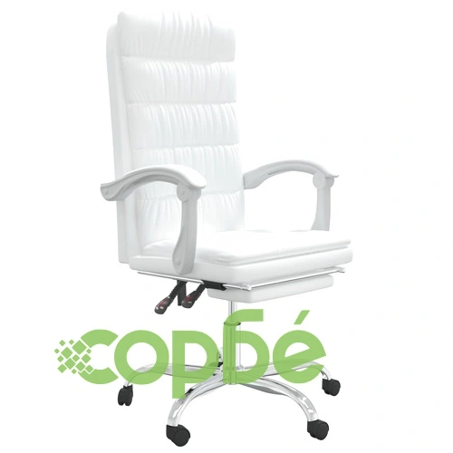 Наклоняем офис стол, бял, изкуствена кожа ➤ топ цена ➤ sorbe.bg